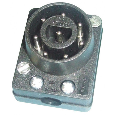 Plug male connector 8 contacts 250vac 6a cen - 1