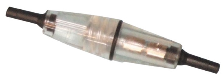 Waterproof fuse 6.3a 10a / 50v wire 5x20 1 mm2 alfx0385 cen - 1
