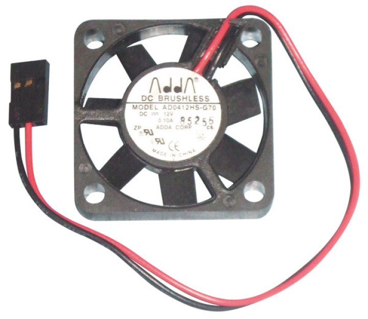 Elektrischer lufter ventilator nadellager 12vcc 0.1a 40x40mm elektrogerate haushaltgerat dvcf4012v konig - 1