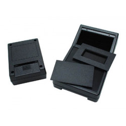 Abs box black 111 x 82 x 38mm velleman - 1
