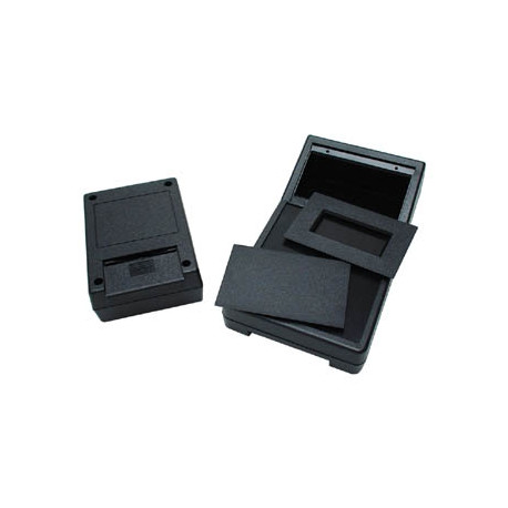 Abs box black 111 x 82 x 38mm velleman - 1