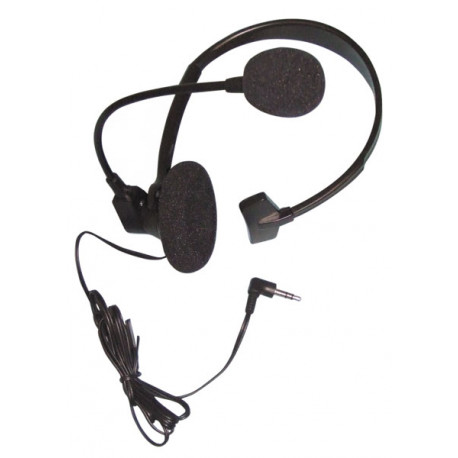 1 headphone headset microphone wired for telephone pabx tel20c jr international - 1