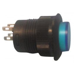 Boton pulsador con led azul ( 250v 1.5a) velleman - 1