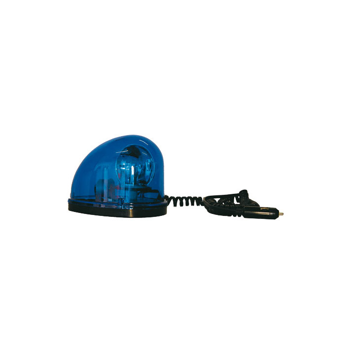 Girofaro magnetico halogeno azul 12vcc 23w girofaros magneticos jr international - 1