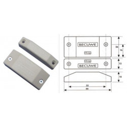 Detector surface mounting nc magnetic contact, cream nfa2p alarm sensor switches magnetic door sensors cream magnetic open door 