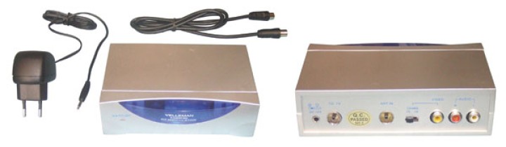 2 Rf modulator converter video television signal recorder camcorder velleman - 1