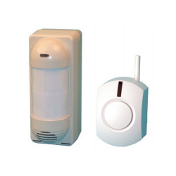 Pack detector sensor motion ir infrared pass outside wireless doorbell radio + socket jr international - 1
