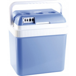 Icebox electric 24l 12v 220v camping fridge refrigerator portable car hot cold jr international - 1