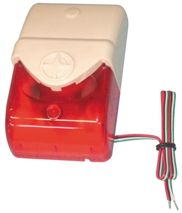 Sirena elettronica 6v 7v 8v 9v 10v 11v 12v 13v 14v 15 vcc 200ma 110db velleman - 1