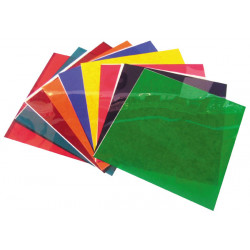 Gelatine leaves 10 different colors 250x250mm cen - 3