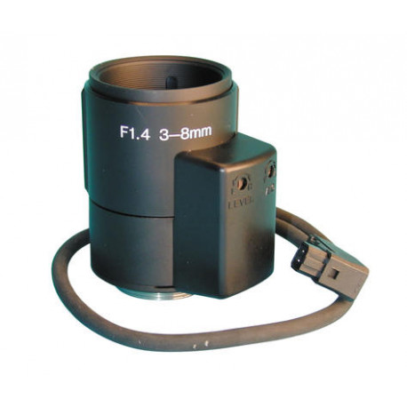 Obiettivo telecamera di videosorveglianza 12 mm asservito f1.4 cs pilotaggio iride mediante video lm12nh jr international - 1
