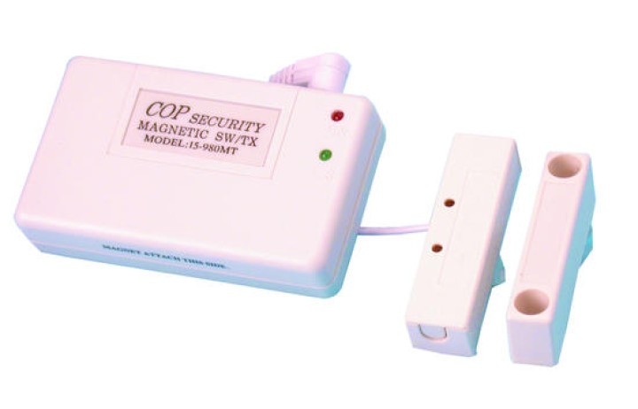 Detector wireless magnetic contact for 980c1 wireless alarm control panel, 433.92mhz 20 40m 15 980mt alarm detector alarm sensor