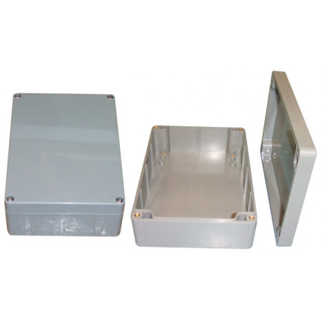 Caja impermeable en abs gris oscurro 171*121*55 mm caja de protection del material jr  international - 4
