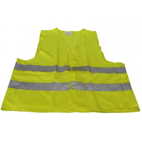 Reflective vest size xl 471 class 2 in yellow vests visibility road safety improvement jr international - 2