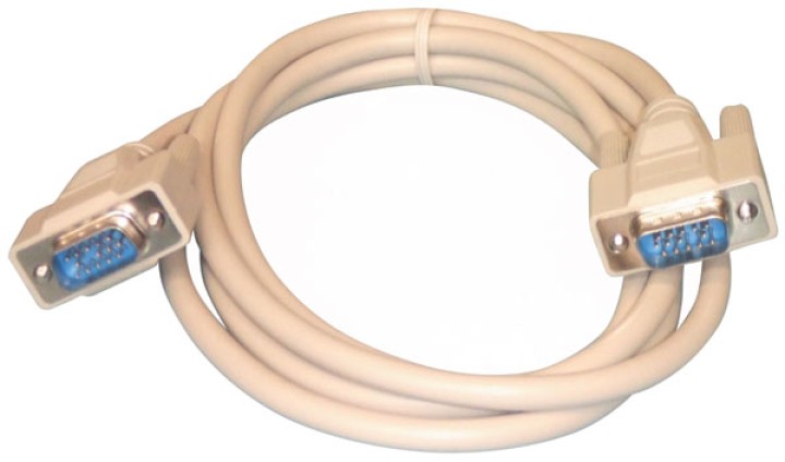 Cord cord vga db15 male / male 1.8m cable for video monitor screen and video connection link cen - 1