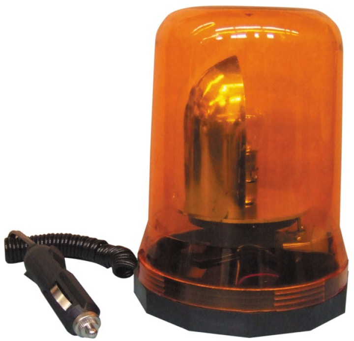 Rundumleuchte 12vcc 25w magnetische elektrische rundumleuchte signaltechnik orange farbe jr international - 2