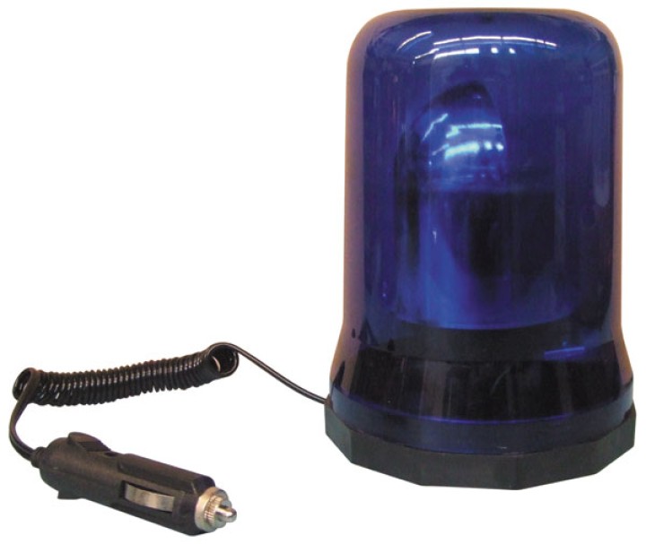 Rundumleuchte 12vcc 25w magnetische elektrische rundumleuchte signaltechnik blaue farbe jr international - 1