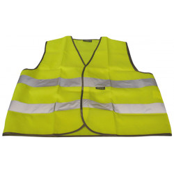 Reflective vest size l the 471 class 2 yellow road safety improvement visibility perel - 1