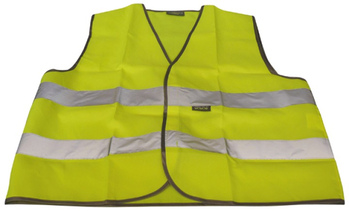 Reflective vest size l the 471 class 2 yellow road safety improvement visibility perel - 1