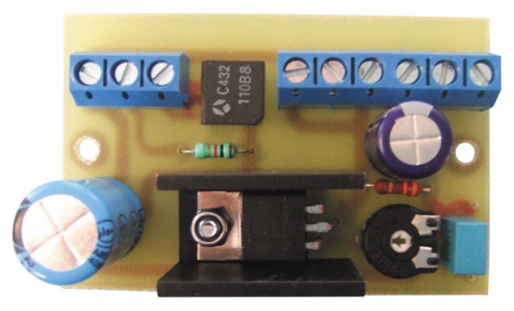 Versorgungskarte stabilisierte und verstellbar maximum spannung 1.2v bis 37v 1.5a max 30vac 40vdc jr international - 1