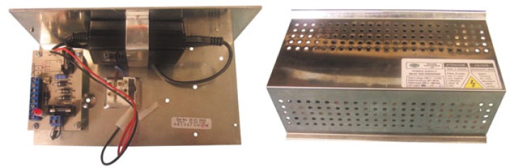 Caricabatterie elettronico automatico 220vca 13,8vcc 1.5a circuito asx2000s caricatore automatico batterie 3i - 1