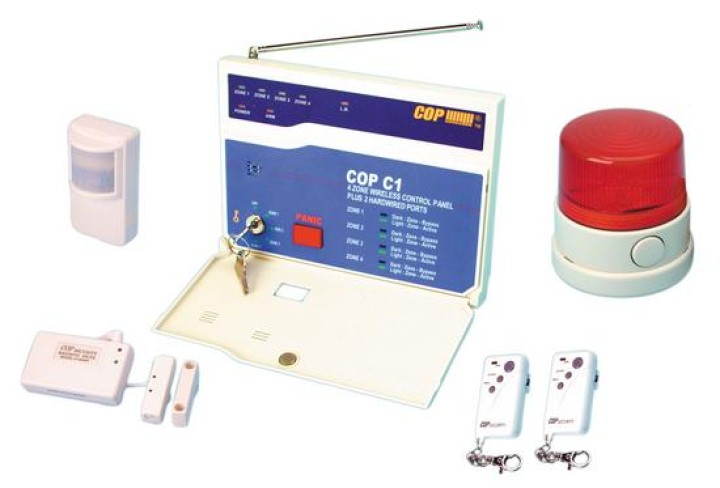 Funk alarmset 433.92mhz (980c1+2 980t+1 980i+980mt) sicherheitstechnik funkalarm funkalarmanlage jr international - 1