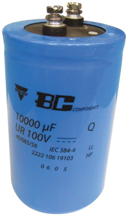 Condensador 10 000 micro faradio 100v cdc106100v10kmf jr  international - 1
