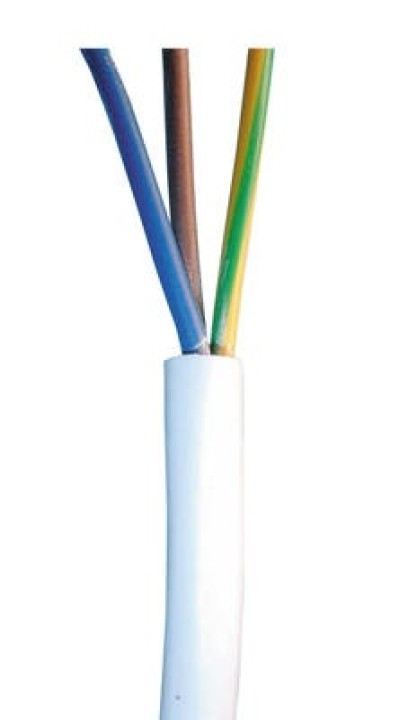 Cable electrico 3 hilos 1.5 mm2 ø8mm (50m) cables coaxiales television antenas parabolicas tv video vigilancia cables cae - 1