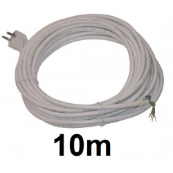 Electric cable. white 3 wires 1,5mm2 ø8mm (10m) jr international - 1