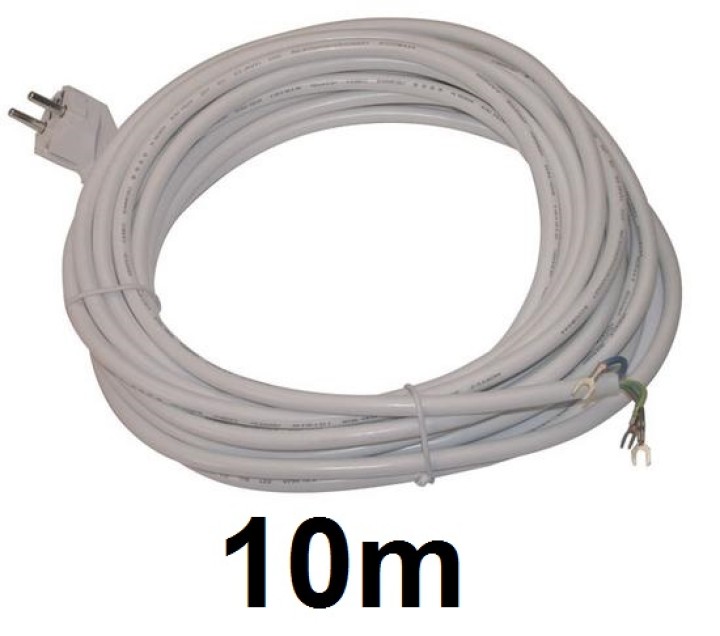 Cable electrico blanco 3hilos 1,5mm2 ø8mm (10m) desnuado de un costado jr international - 1