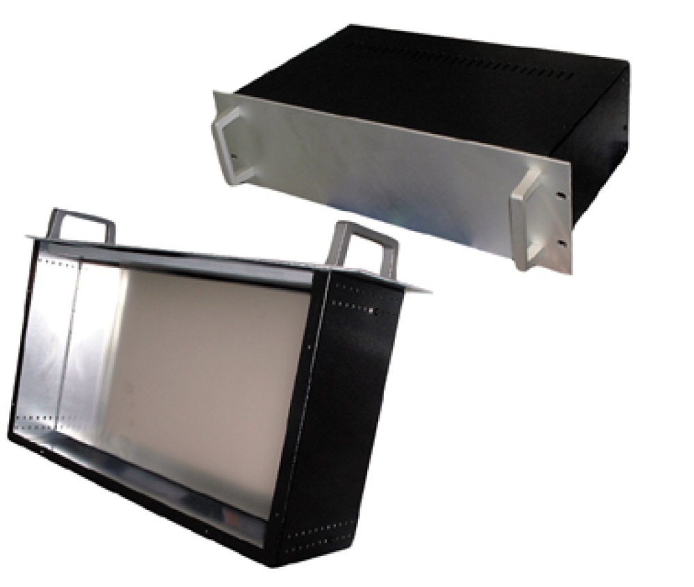 Rack profondità 350 millimetri altezza 2 unità di facciata in alluminio colore gestisce con un aumento cen - 1