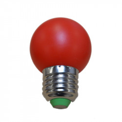 Lampara e27 a led globo color rojo 230v 1.3w economia energia cen - 7