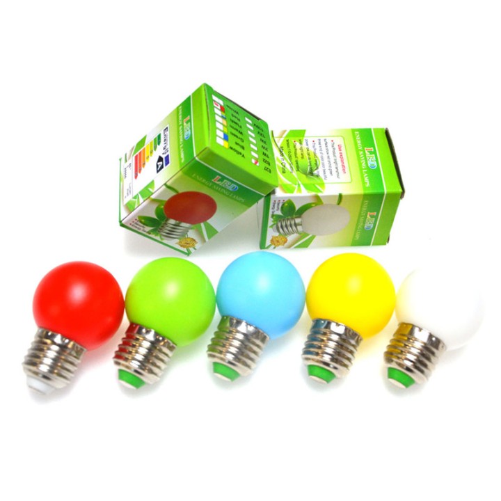 Lampara e27 a led globo color rojo 230v 1.3w economia energia cen - 4