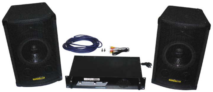 Confezione completa suono di base 2x100w suono altoparlanti jr international - 1