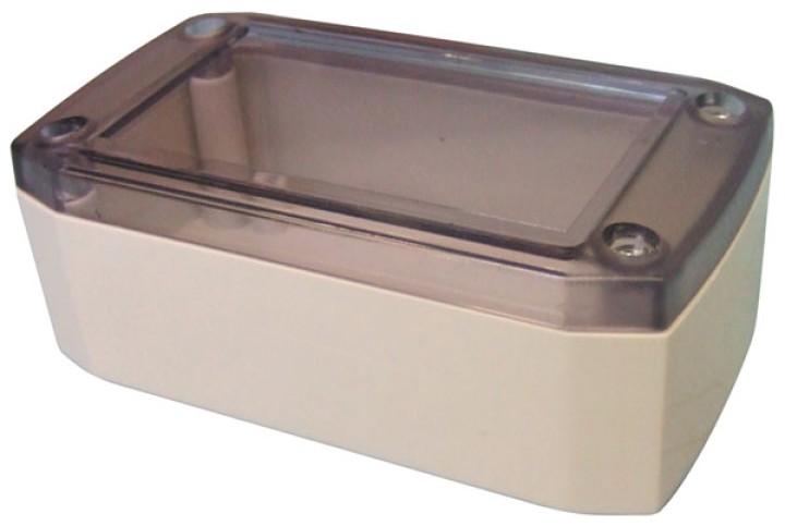 Retex serie102 box 90x50x35mm box safe box pvc transparent protective equipment retex - 1