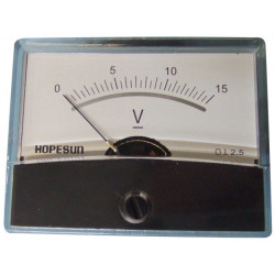 Galvanometer amperemeter 15a mit beweglicher zundspule 2.5 cen - 1