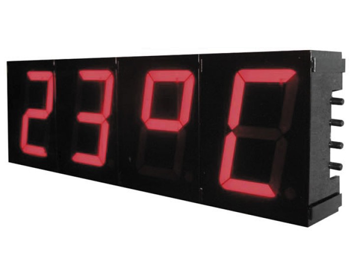 Kit para armar reloj digital anuncio gran formato hora temperatura k8089 velleman velleman - 3