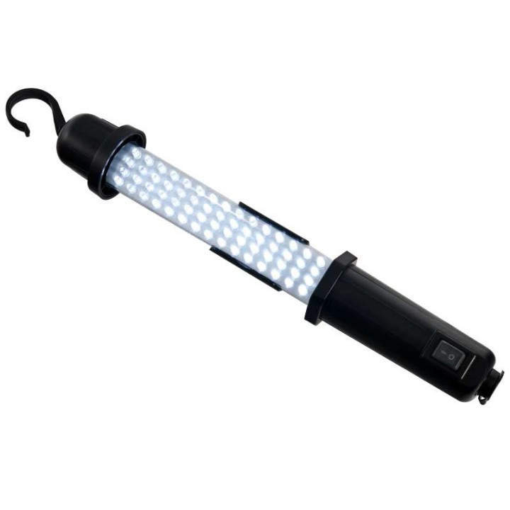 Lampara led portatil recargable, 60 leds cargador lámpara encendedor de cigaros velleman - 3