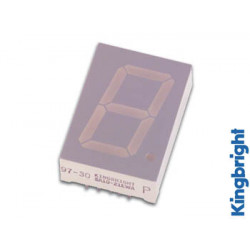 25mm einstelliges display gemeinsame kathode hyperrot velleman - 1