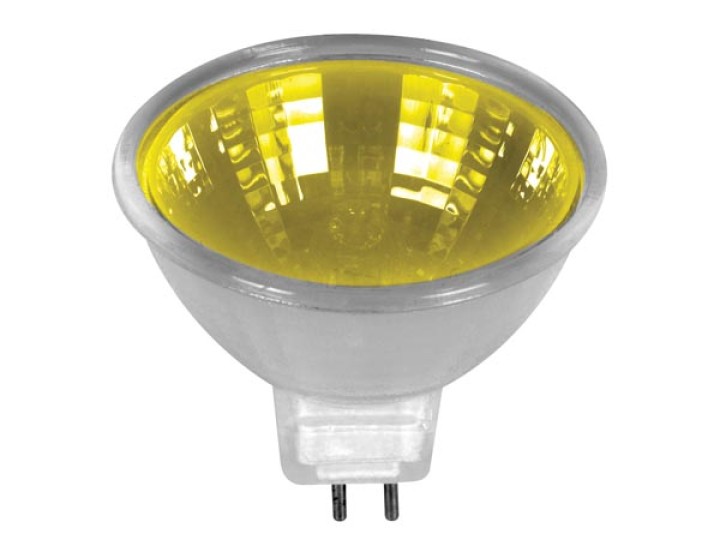 Bombilla halogena, 20w 12v, color amarillo, mr16 jr  international - 3