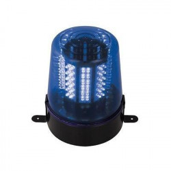 108 faro LED blu 12v + 220v alimentazione girophare effetto di luce vdllplb1 velleman - 3