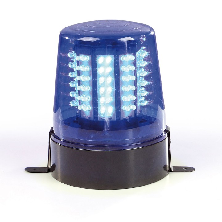 108 blaue LED-Kennleuchte 12V + 220V Netzteil girophare vdllplb1 Lichteffekt velleman - 5