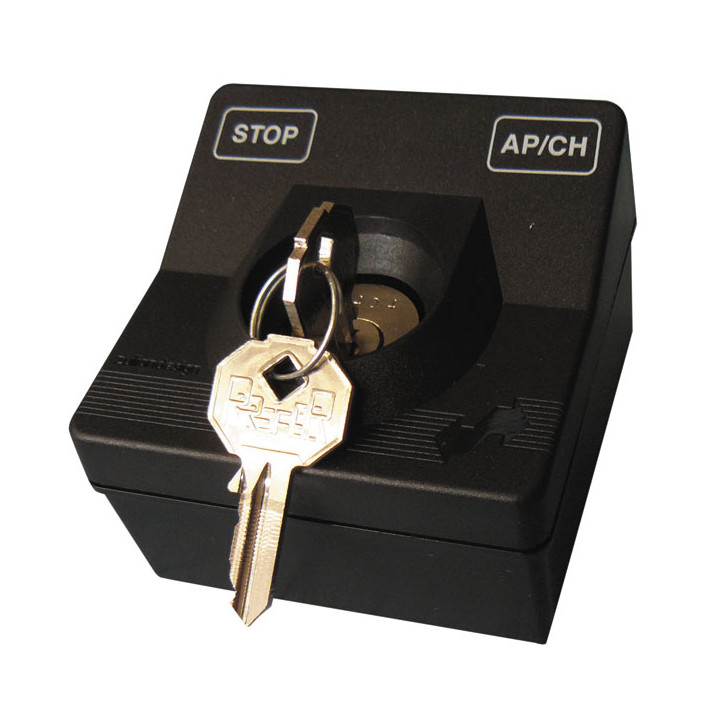 Selector a llave aplicado montaje saliente para automatismo portico motorizacion tau - 1