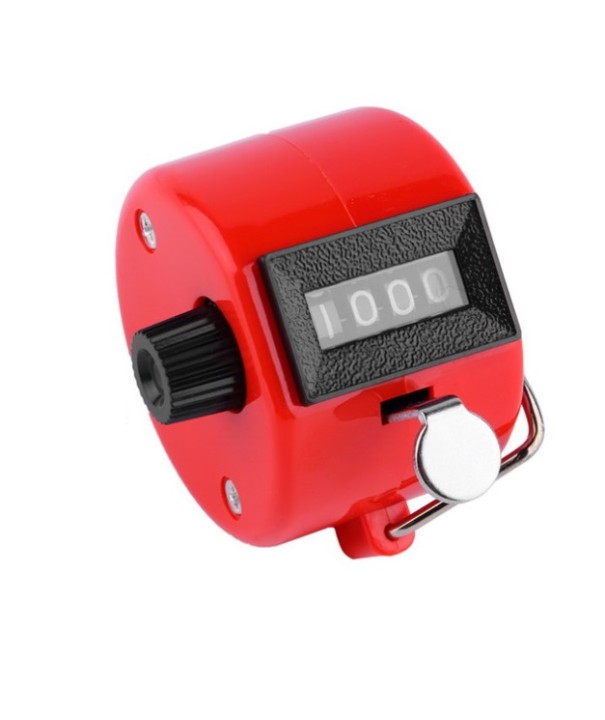 Red Handheld Tally Counter 4 Digit Display for Lap/Sport/Coach/School/Event jr international - 8