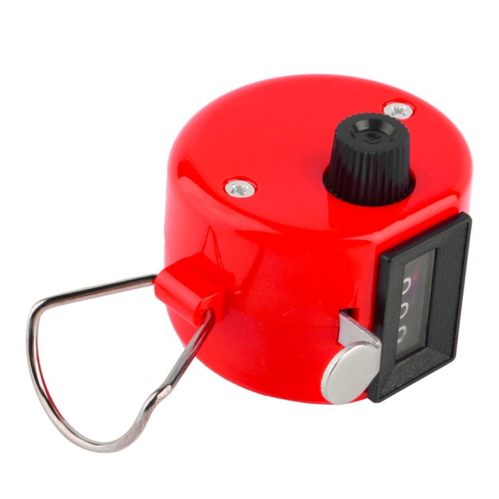 Red Handheld Tally Counter 4 Digit Display for Lap/Sport/Coach/School/Event jr international - 9