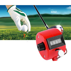 Red Handheld Tally Counter 4 Digit Display for Lap/Sport/Coach/School/Event jr international - 10