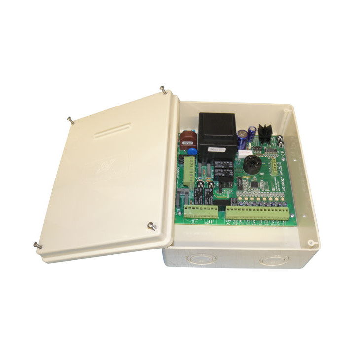 Switchboard for controlling a single phase motor for activation of a sliding gate. albano - 1