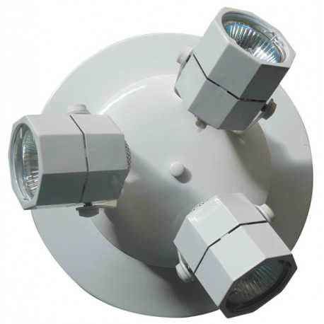 Light low voltage light support, 220/12vac 3 spotlights and bulbs and transformers integrated jr international - 1