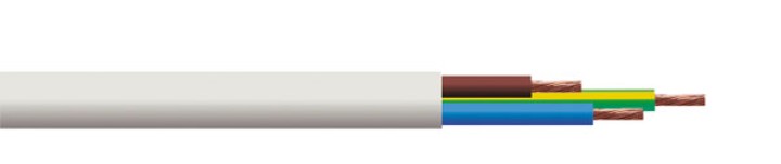 Cable electrico 3 hilos 0,5mm2 (1m) cable electrico alimentacion principal televisiones alarmas tv video alimentaciones jr inter