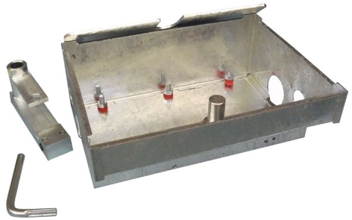 Foundation box zinced engine protection automation engine buried me12 fits tau - 1